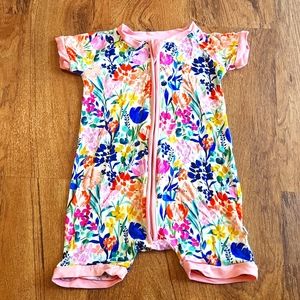 Little Sleepies shorty romper 12-18 month